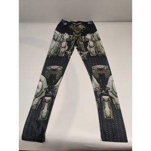 TAFI Halo Spartan Leggings - Sci-Fi Body Armor Video Game-inspired XS/S